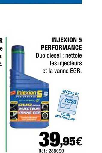 injexion 5 performance