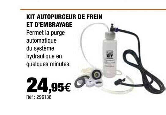 kit autopurgeur de frein et d'embrayage