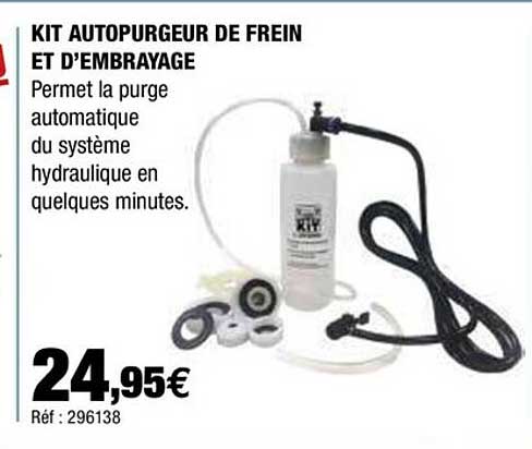 kit autopurgeur de frein et d'embrayage