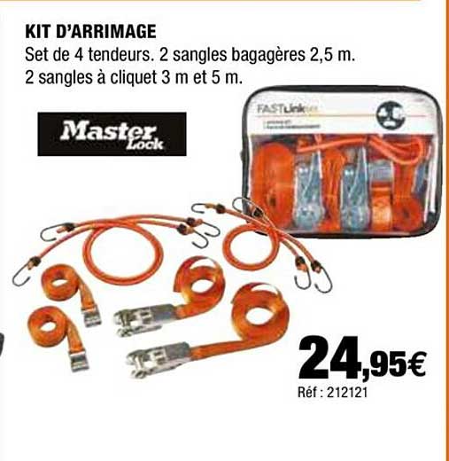 kit d'arrimage master lock