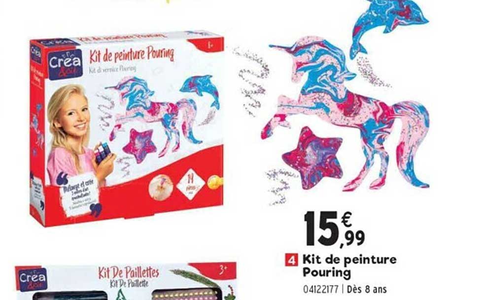 kit de peinture pouring