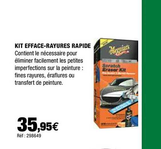 kit efface-rayures rapide