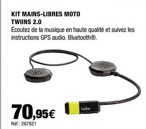 kit mains-libres moto twiins 2.0