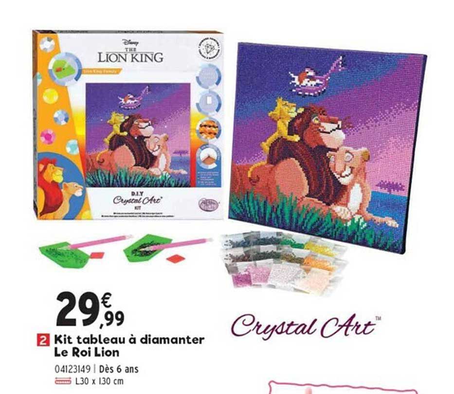 Kit Tableau A Diameter Le Roi Lion