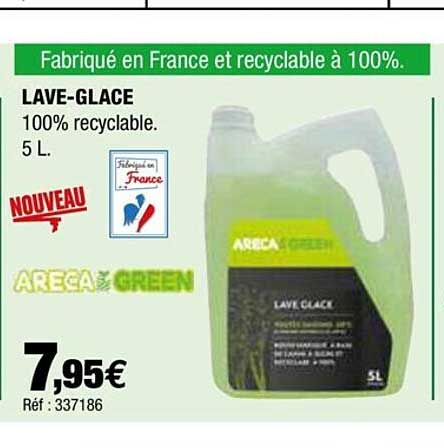 lave-glace 100% recyclable 5 l areca green