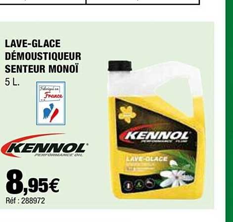 lave-glace démoustiqueur senteur monoï kennol