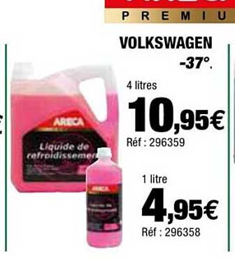 liquide de refroidissement volkswagen -37°