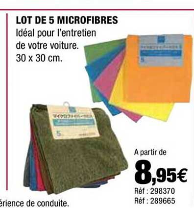 Lot De 5 Microfibres