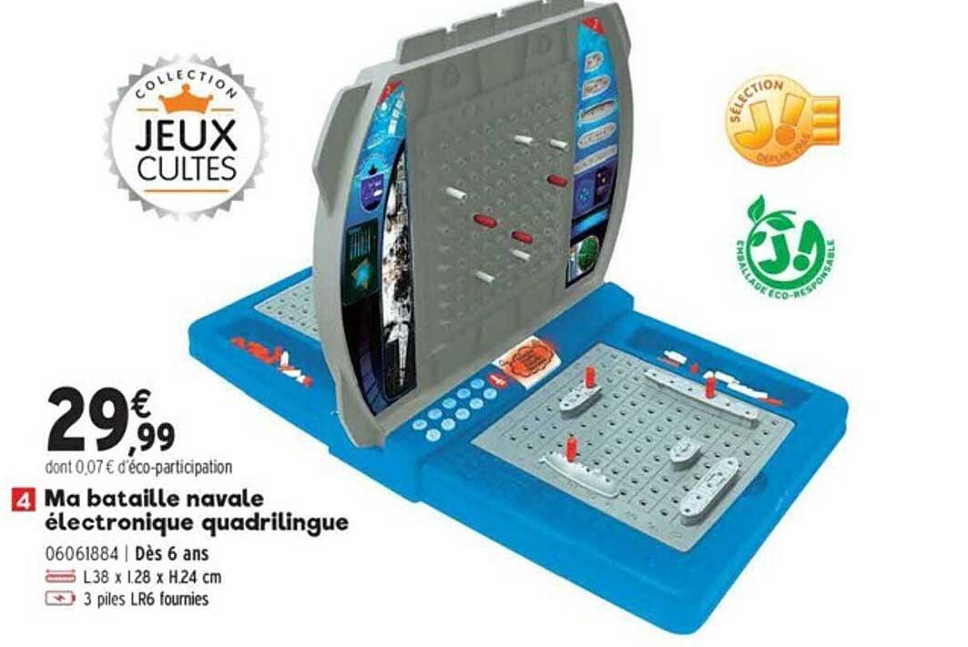 Ma Bataille Navale Electronique Quadrilingue