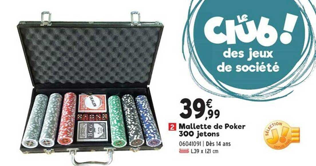 Mallette De Poker 300 Jetons
