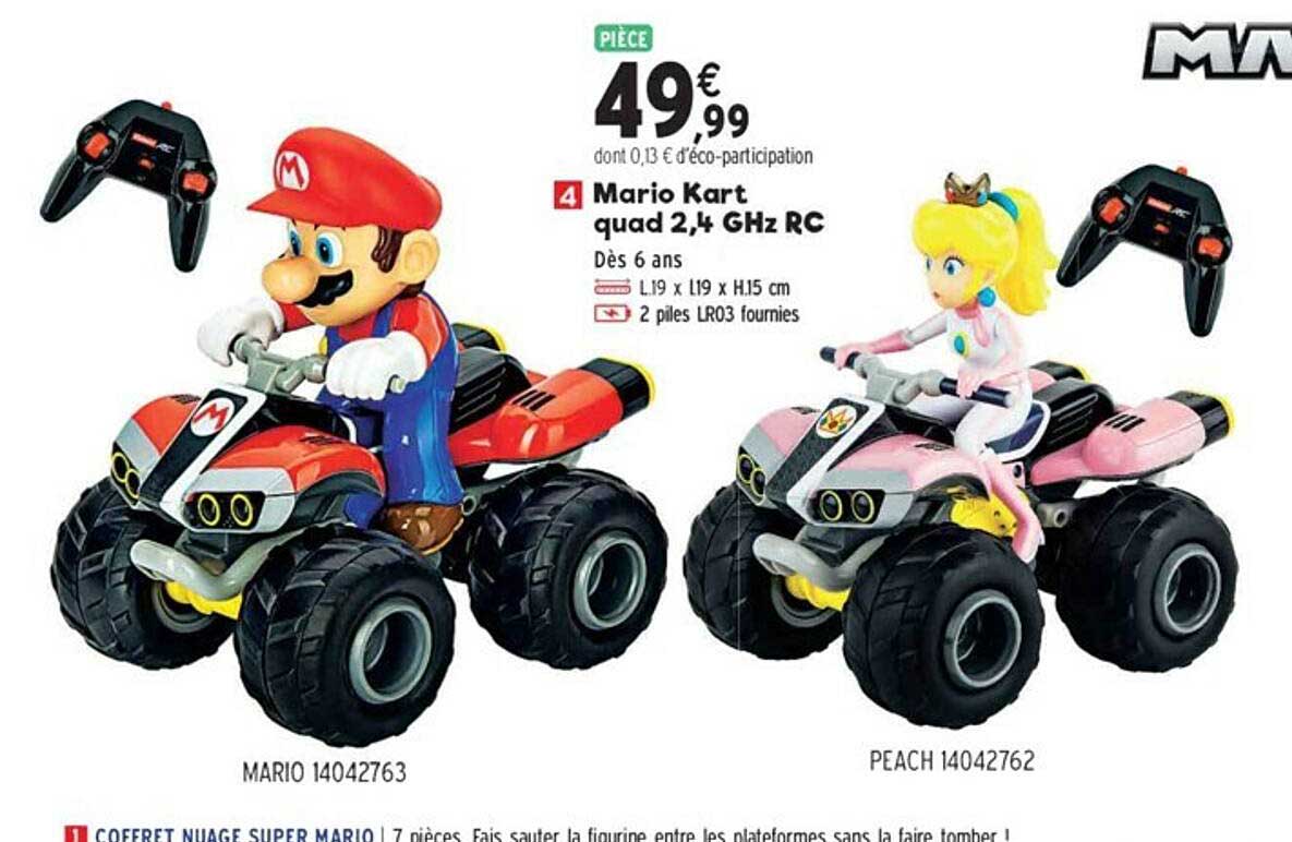 mario kart quad 2,4 ghz rc