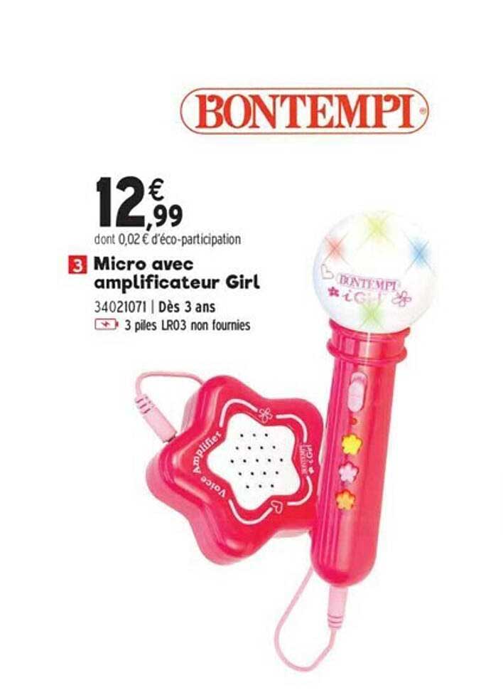 micro avec amplificateur girl