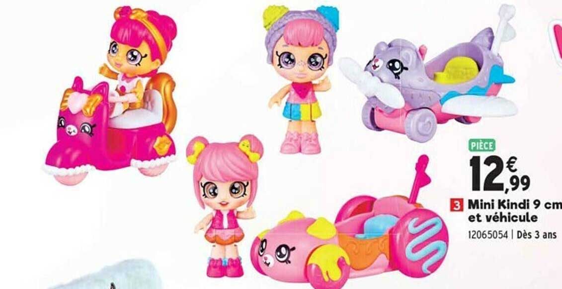 mini kindi 9 cm et vehicule