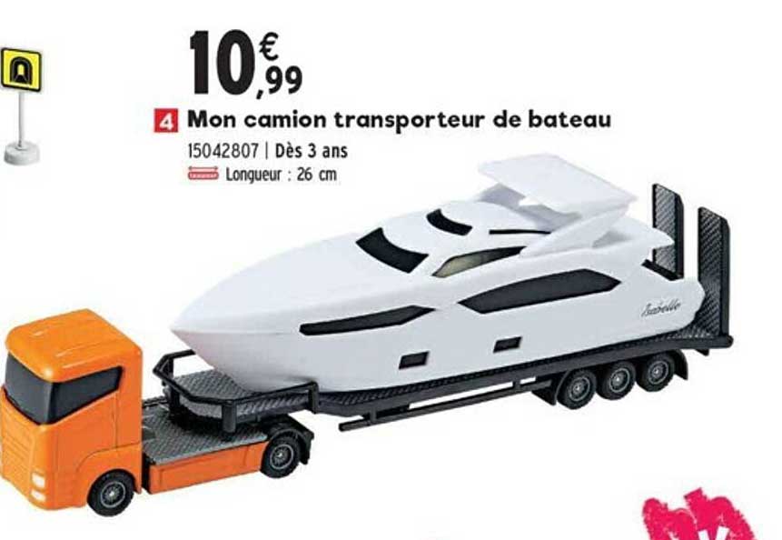 mon camion transporteur de bateau