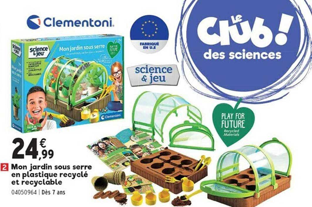 mon jardin sous serre en platique recycle et recyclable