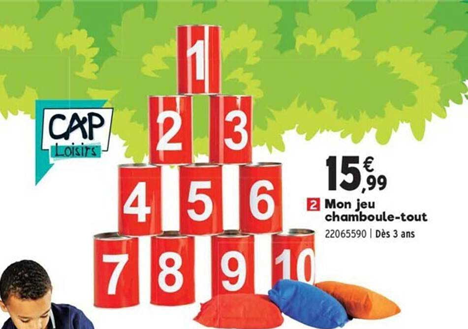 mon jeu chamboule-tout