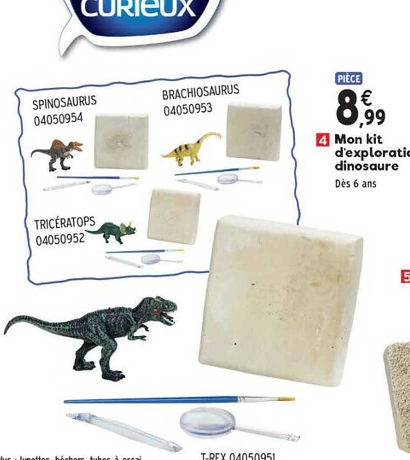 mon kit d'exploration dinosaure