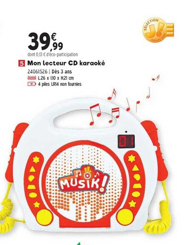 mon lecteur cd karaoke