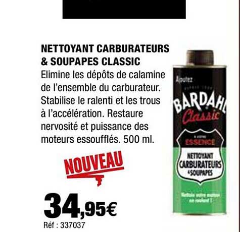 nettoyant carburateurs & soupapes classic