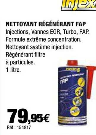 nettoyant régénérant fap injection 5
