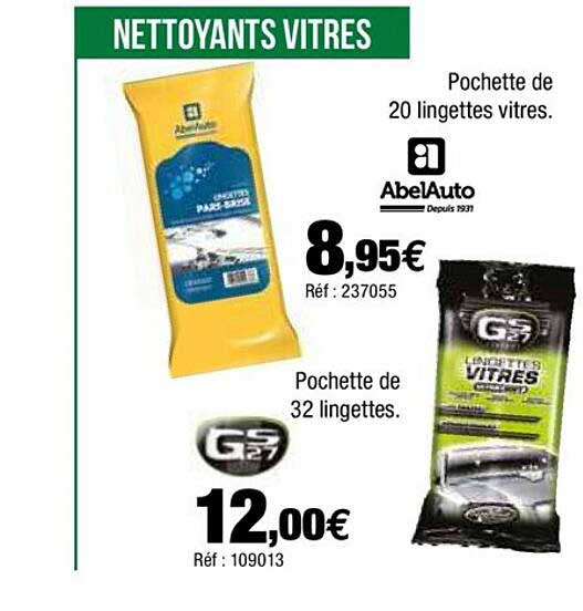 nettoyants vitres abelauto