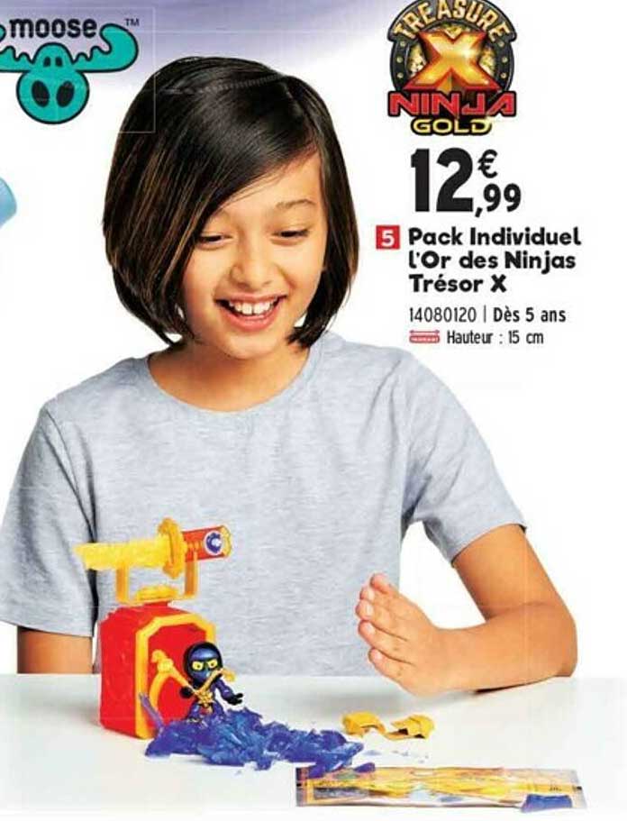 pack individuel l'or des ninjas tresor x