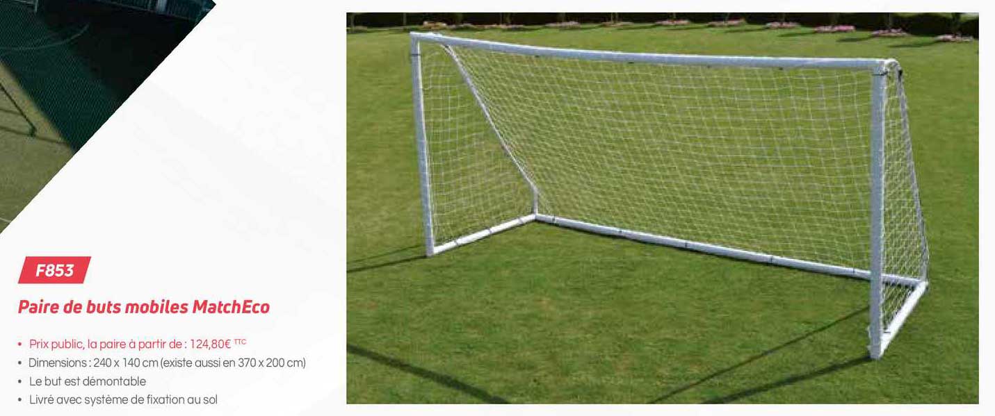 Paire De Buts Mobiles Matcheco F853