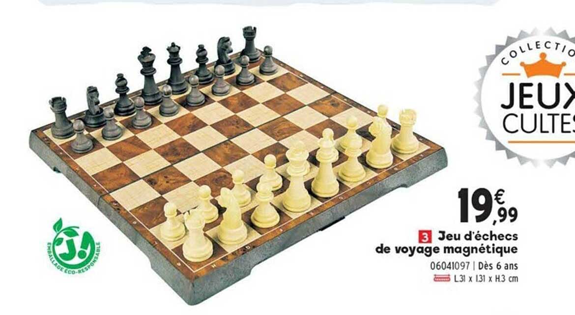 piste dechecs de voyage magnetique