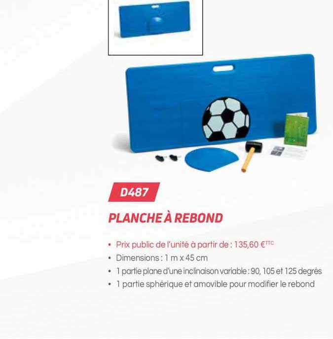 planche à rebond d487