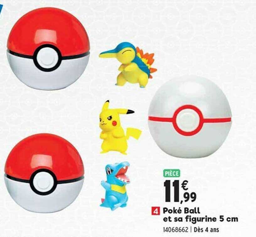 poke ball et sa figurine 5 cm