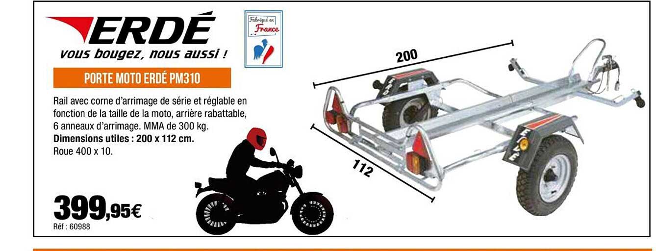 Porte Moto Erdé Pm310