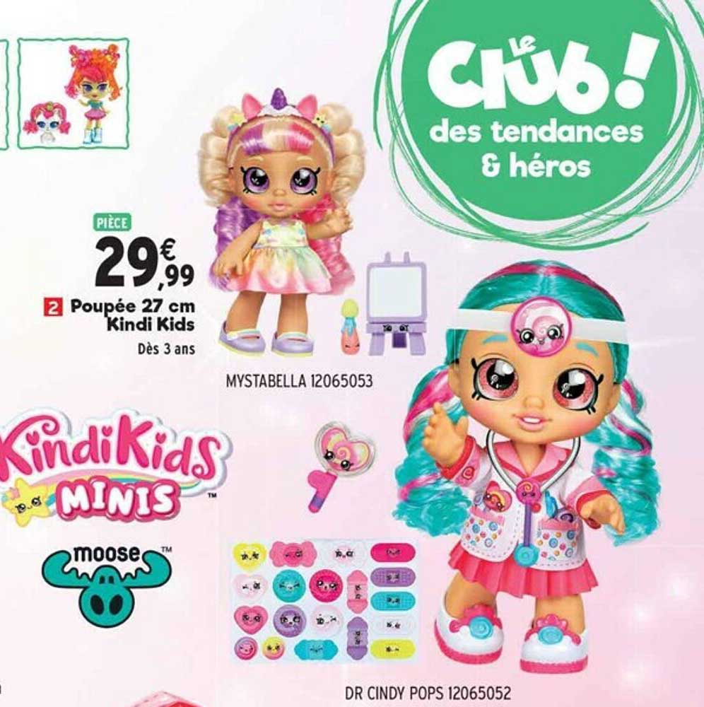 poupee 27 cm kindi kids