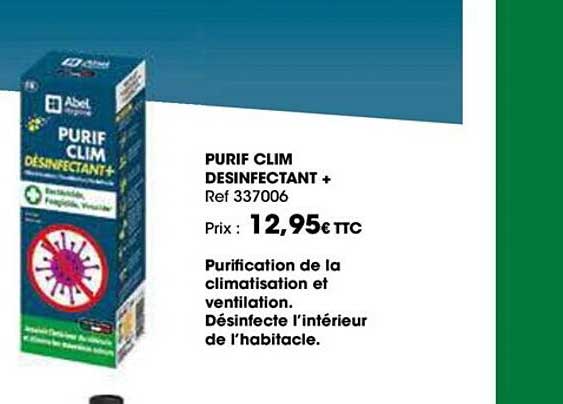 purif clim désinfectant+