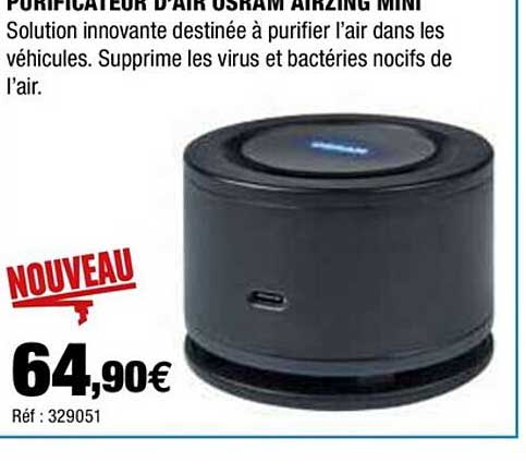 purificateur d'air osram airzing mini