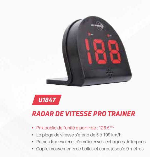 radar de vitesse pro trainer u1847