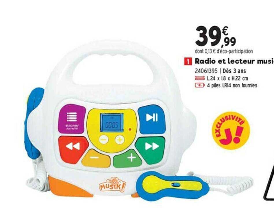 radio et lecteur musi