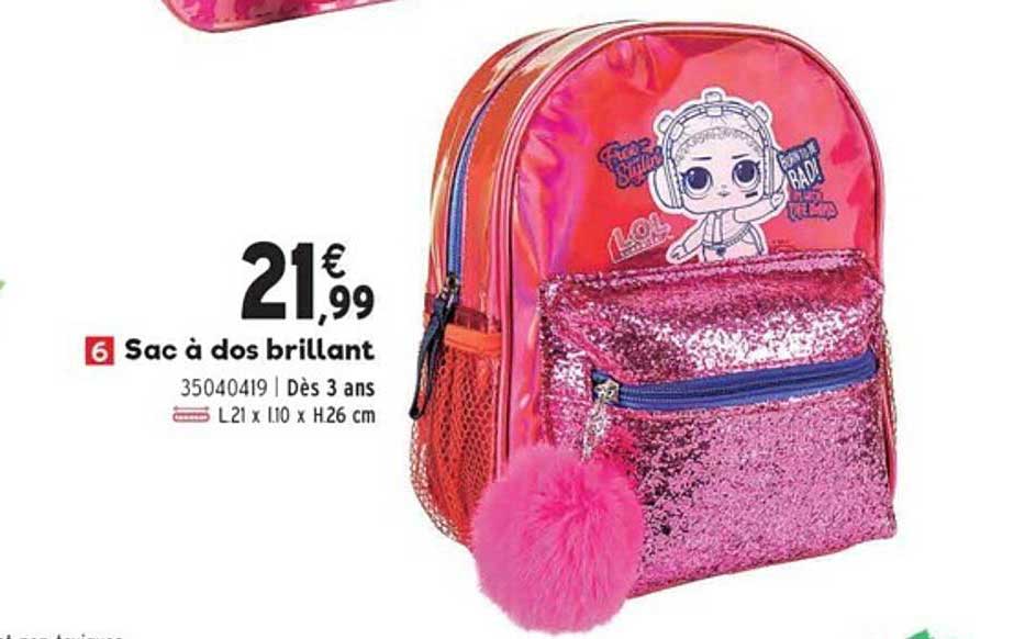 sac a dos brillant