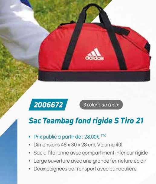 Sac Teambag Fond Rigide S Tiro 21 2006672