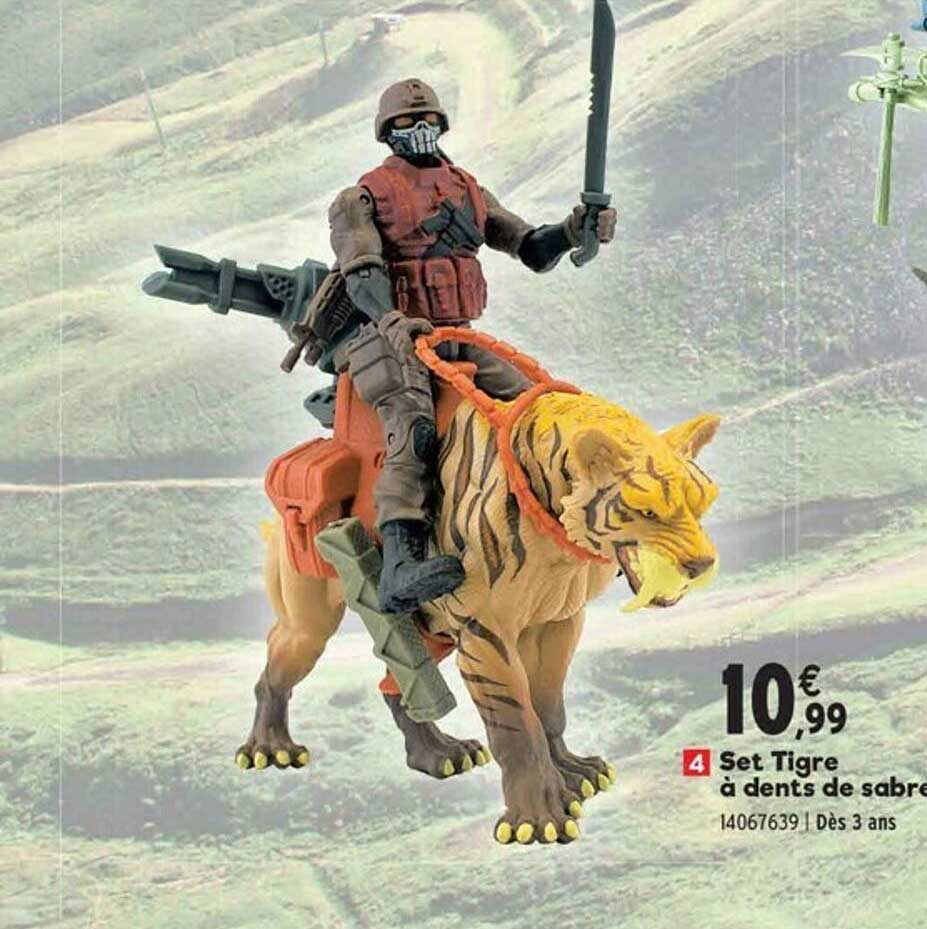 set tigre a dents de sabre