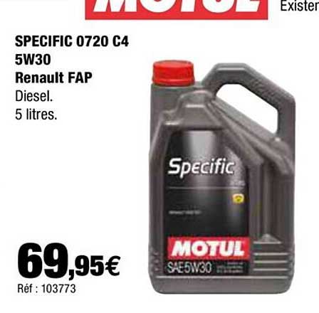 specific 0720 c4 dw30 renault fap