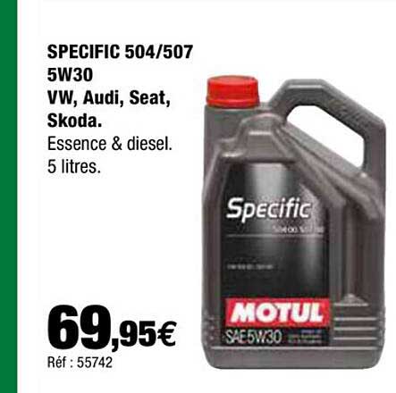 specific 514-507 5w30 vw, audi, seat, skoda