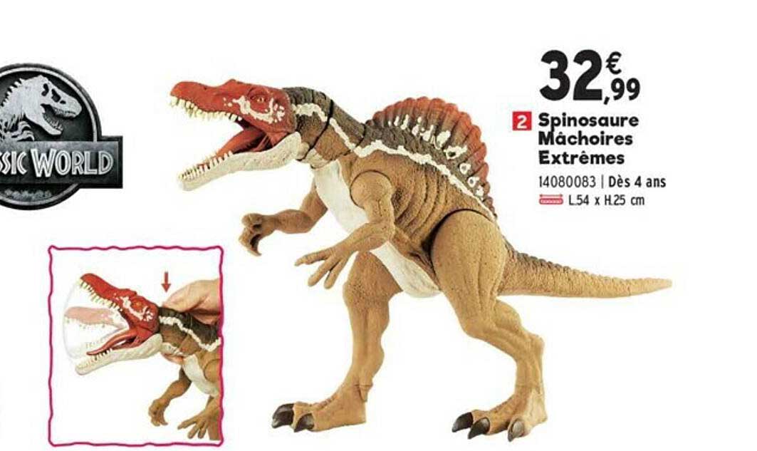 spinosaure machoires extremes