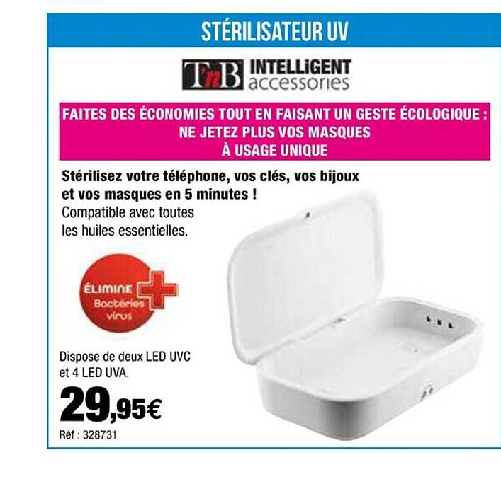 stérilisateur uv t'nb intelligent accessories