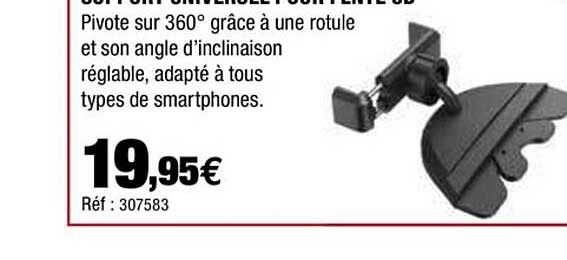 support universel pour fente cd