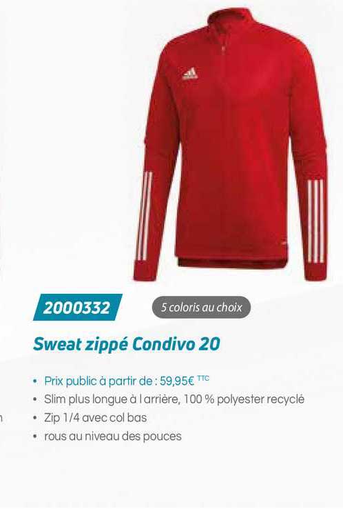 sweat zippé condivo 20 2000332