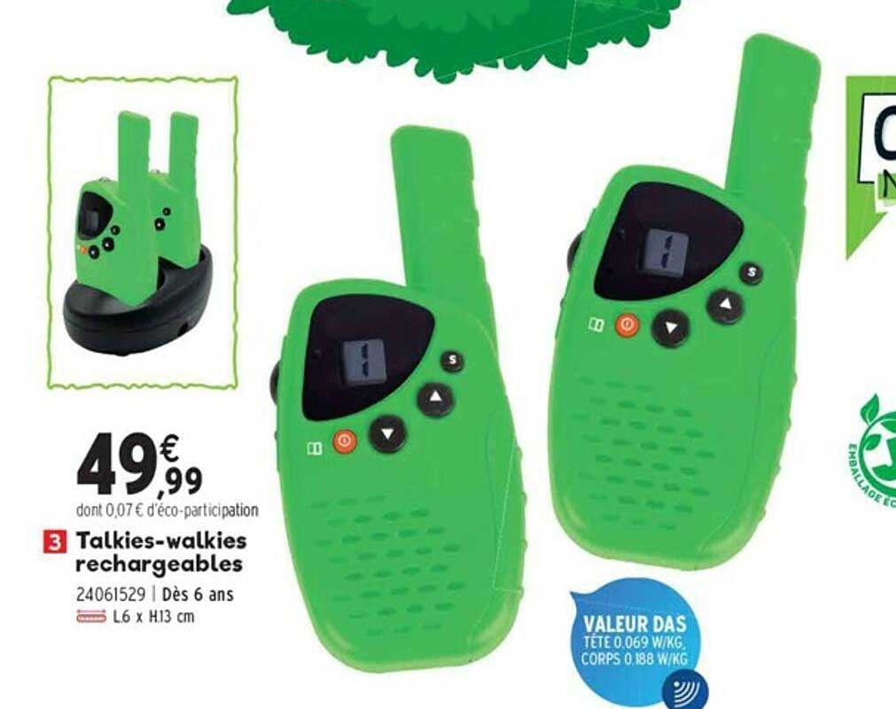 talkies-walkies rechargeables