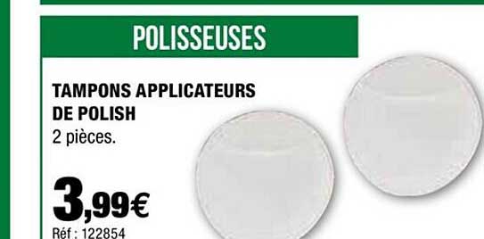 tampons applicateurs de polish