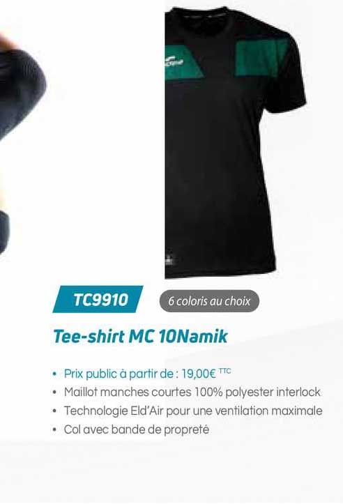 tee-shirt mc 10namik tc9910