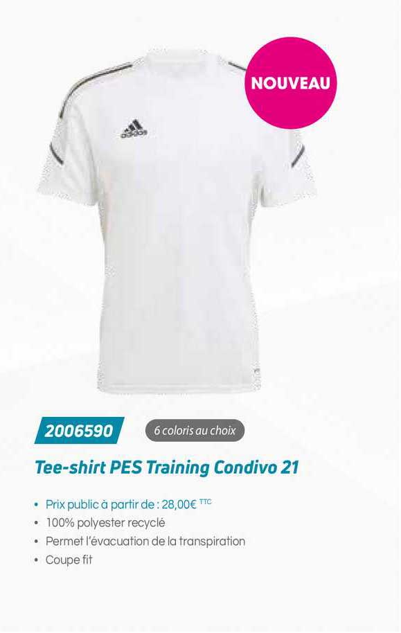 tee-shirt pes training condivo 21 2006590