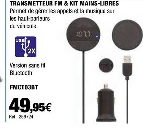 transmetteur fm & kit mains-libres